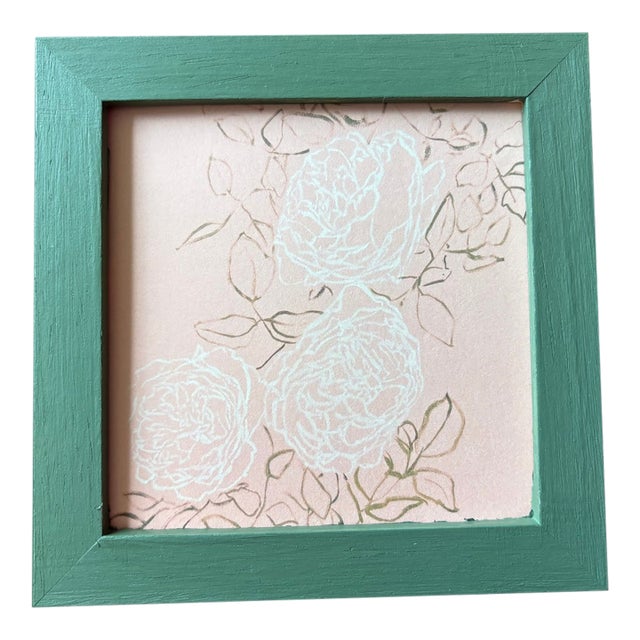 Mini 2025 Carolyn Misterek Repro Print in Custom Hand-Painted Frame For Sale