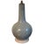 Antique 19th c. Chinese crackle glaze monochrome bottle shaped vase mounted as a lamp. Measures 15" to top of porcelain,...