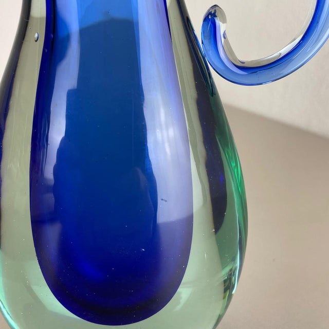 Large Murano Glass Sommerso Vase from Flavio Poli, Italy, 1970s For Sale - Image 15 of 18