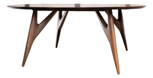 Small Italian Walnut Table by Greyge