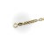 Metal Vintage 18k Gold Italian 37" Curb and Infinity Link Chain For Sale - Image 7 of 7