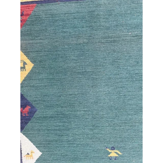 Vintage Gabbeh Style Rug, 2000s For Sale - Image 9 of 11