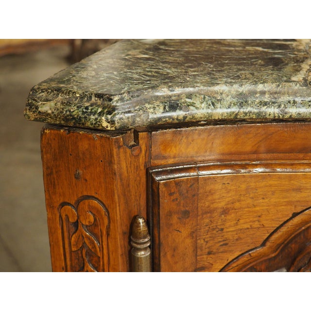 18th Century French Corner Cabinet With Musical Trophy Decor, Provence, France For Sale - Image 12 of 18