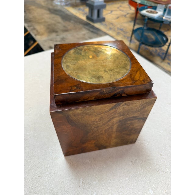 1970s Tommaso Barbi Burl Wood Ice Bucket, Italy, 1970s For Sale - Image 5 of 7