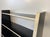 Beige Italian Art Deco Style Parchment and Black Lacquer Bookcase, 1980s For Sale - Image 8 of 10