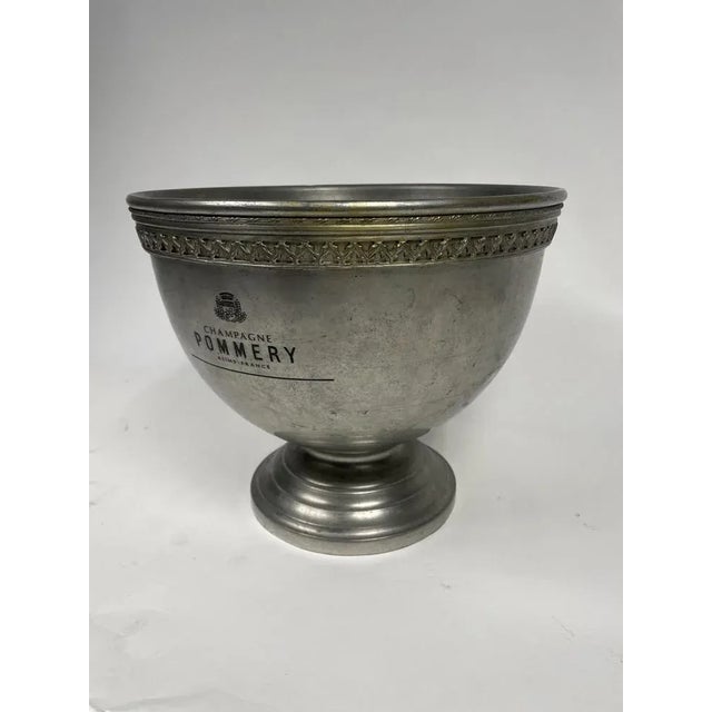 Silver Vintage Art Deco French Pommery Champagne Bucket, 1930s For Sale - Image 8 of 11