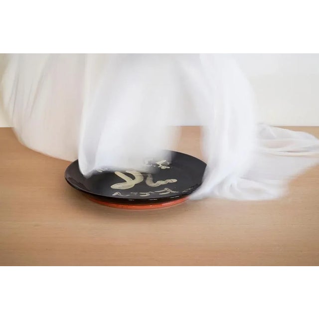 Large Enamel Plate by Jean-Baptiste Van den Heede For Sale - Image 6 of 8