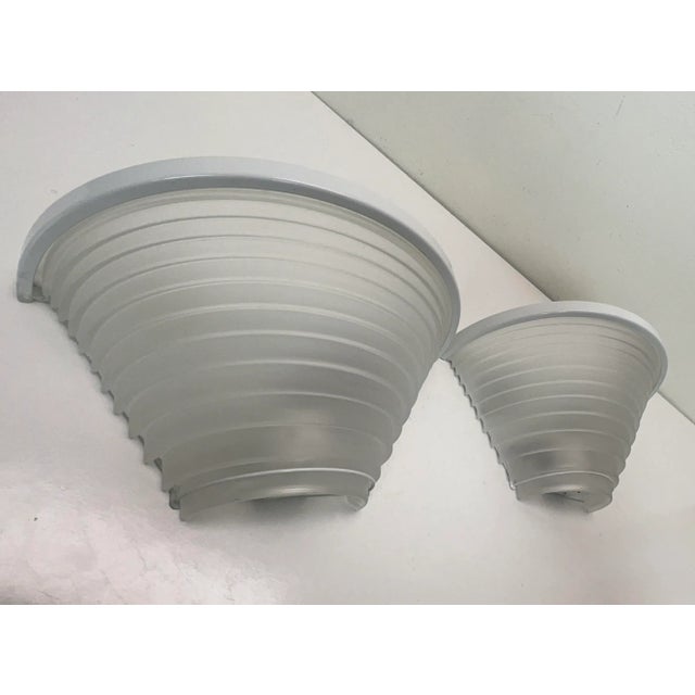 Ivory Postmodern Artemide Egisto Sconces by Angelo Mangiarotti, Italy, 1980s, Set of 2 For Sale - Image 8 of 13