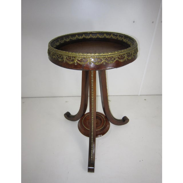 Late 19th Century French Bronze Mounted Pedestal / Table Plant Stand For Sale - Image 11 of 13