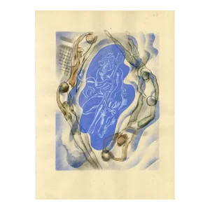 "Le Water Polo" Sports Print by Milivoj Uzelac