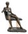 Vintage Sculpture of Nude Woman on a Bench by A. Altmann For Sale