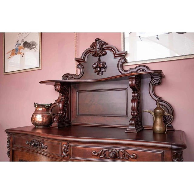 Louis Philippe Mahogany Buffet For Sale - Image 9 of 9