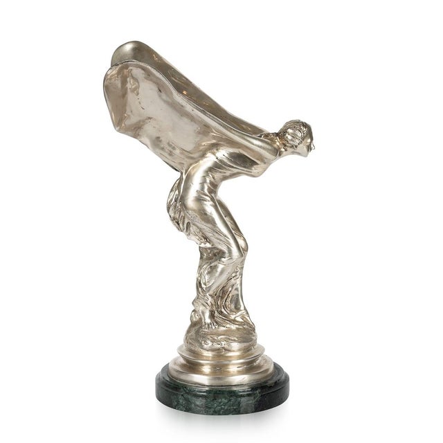 20th Century Rolls Royce Spirit of Ecstasy Statue, 1890s-1910s For Sale - Image 5 of 18