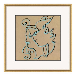 Hera & Zeus Framed Art Print by David Phoenix For Sale