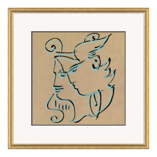 Hera & Zeus Framed Art Print by David Phoenix For Sale