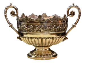 Silver Rosebowl with Equestrian Scenes, 1894