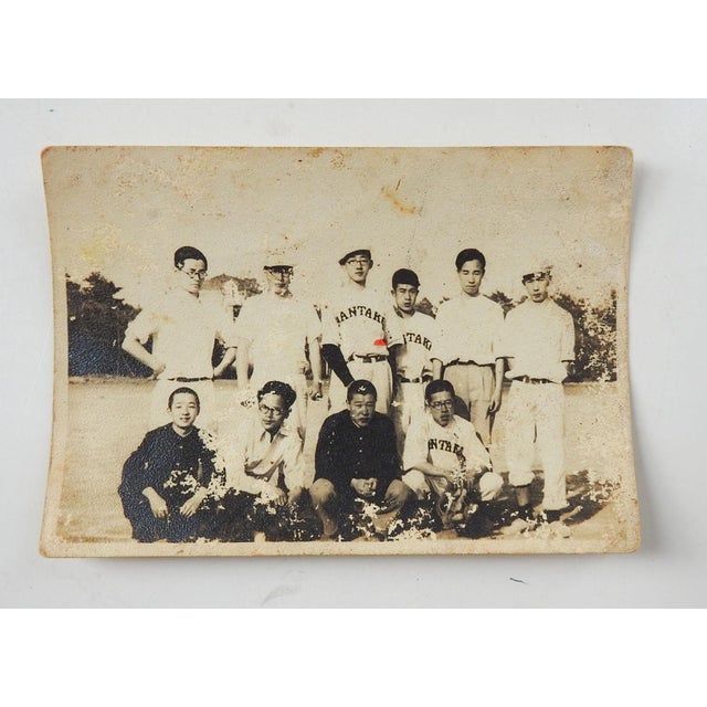 Japanese Vintage Japanese Team Snapshot Photograph For Sale - Image 3 of 3