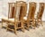 McGuire inspired Vintage Coastal High Back Rattan Dining Chairs. Enhance your dining area with this exquisite set of six...