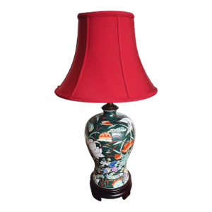 Vintage Mid-Century Chinoiserie Table Lamp