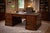 Mahogany Partners Desk, 1980s For Sale - Image 13 of 14