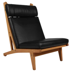 Set of Lounge Chair Model Ge-375 attributed to Hans J. Wegner for Getama, 1960s