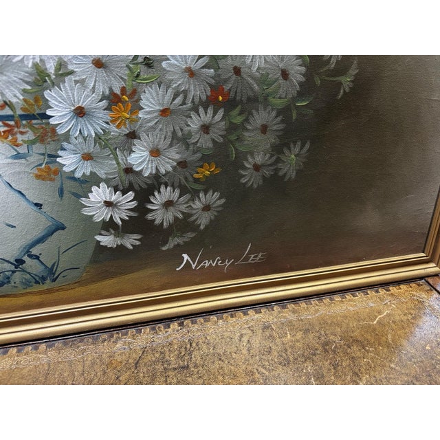 Nancy Lee, Still Life Composition, Oil Painting On Canvas For Sale - Image 5 of 14