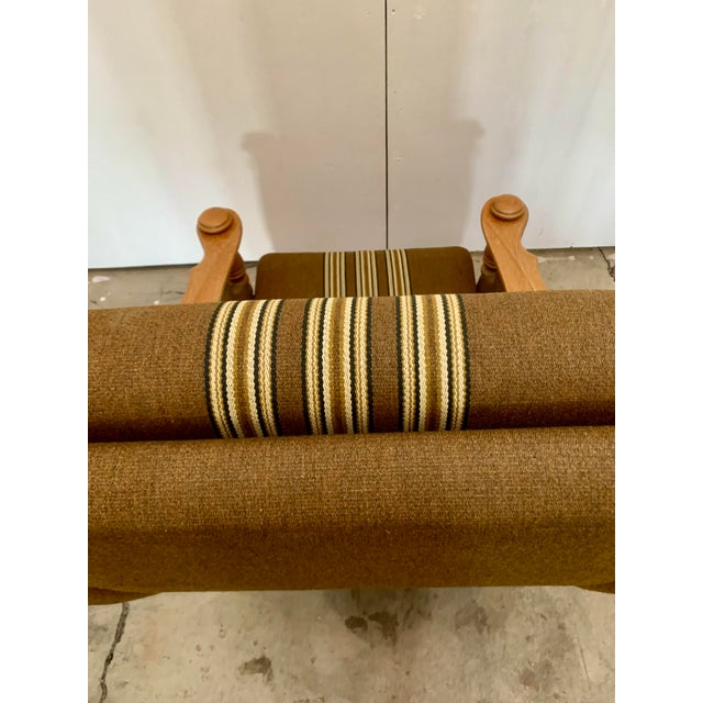 Danish Modern Highback Lounge Chair in Style of Henning Kjærnulf, 1960s For Sale - Image 14 of 16