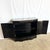 Late 20th Century Vintage Chinese Hand Painted Black Lacquered Credenza Cabinet For Sale - Image 5 of 10