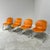 Mid-Century Modern Cognac Leather Dining Chairs by Gastone Rinaldi for Thema Italy, 1970s, Set of 4 For Sale - Image 3 of 11