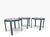 Postmodern Set of Three Vintage Stacking Garden Patio Poolside Tables C. 1970/80's For Sale - Image 3 of 8