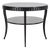 Barbara Baker for Baker Art Deco Walnut Fluted Center Table For Sale