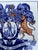 Delft Dutch Delft Heraldic Tile in Blue and White For Sale - Image 4 of 7