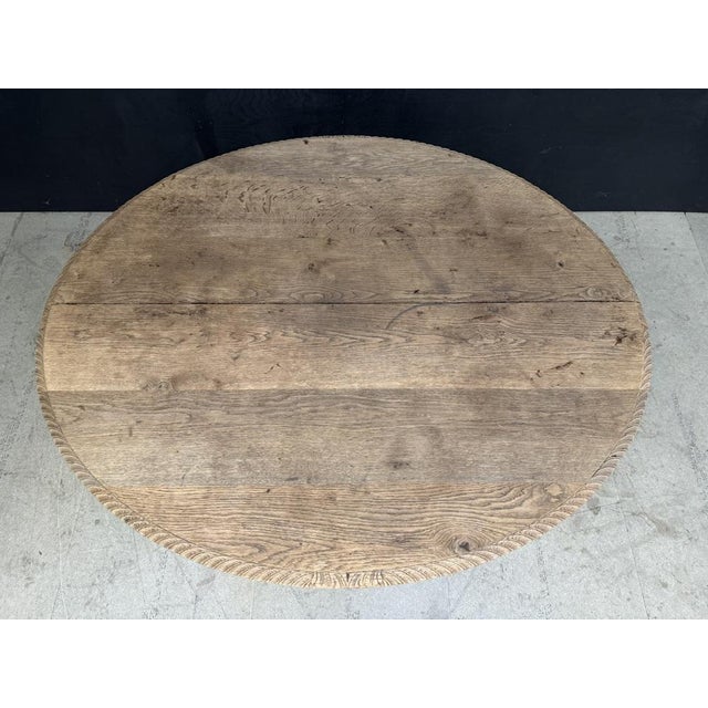 French Carved Oak Hunting Table, 1860 For Sale - Image 3 of 14
