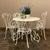 Metal Mid-Century French Wrought Iron 6-Piece Garden Salon Set For Sale - Image 7 of 18