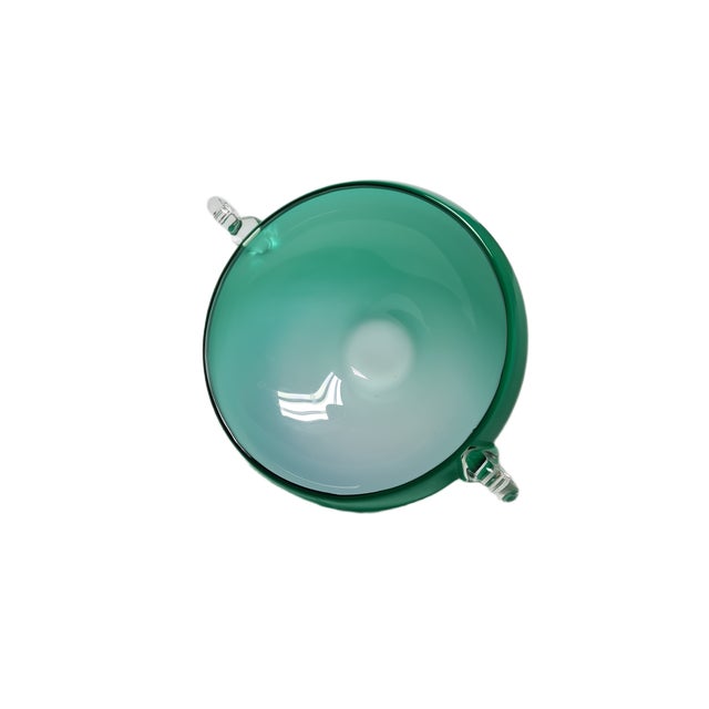 Vintage Glass Basket from HSG Tarnowiec, Poland, 1970s For Sale - Image 18 of 18