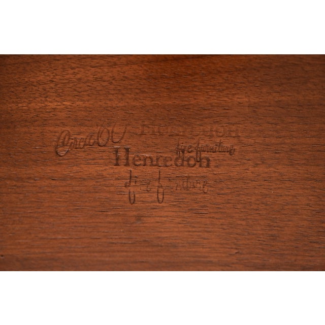 Henredon French Regency Louis XVI Walnut Extension Dining Table, Newly Refinished For Sale - Image 13 of 14