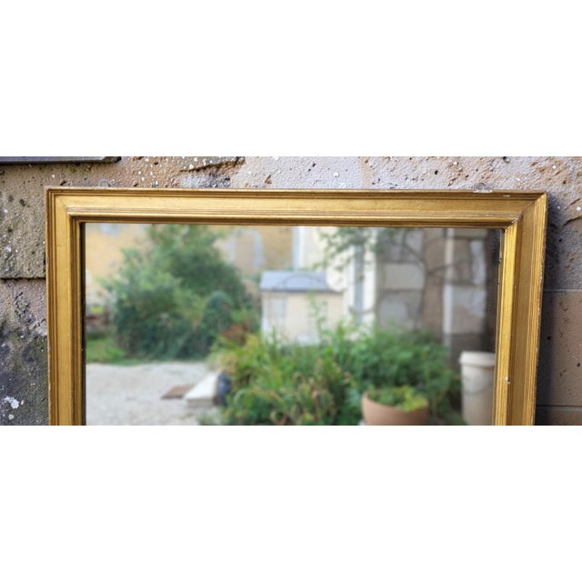 Louis Philippe Style Stucco and Gilt Wood Mirror, 1890s For Sale - Image 5 of 8