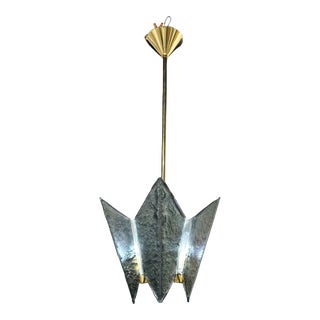 Murano Pendant in Fontana Green For Sale