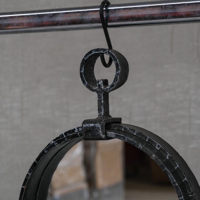A stylish mid-20th heavy duty iron manner. France, c1950s. Brutalist style but compatible with most interiors. Dimensions:...