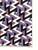 Drawing/Sketching Materials Austin Magruder Contemporary Red, Purple, Black, and White Hand Drawn Tessellated Abstract, 2023 For Sale - Image 7 of 8