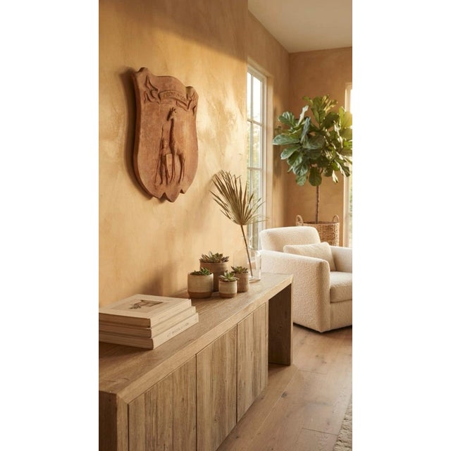 Giraffa Terracotta Wall Plaque For Sale In West Palm - Image 6 of 12