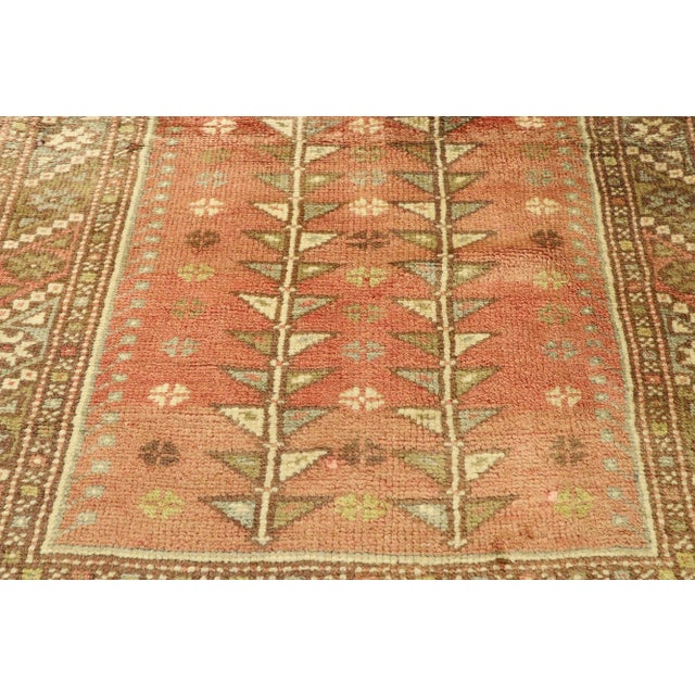 Vintage Turkish Oushak Rug - 03'02 X 04'08 For Sale - Image 4 of 8