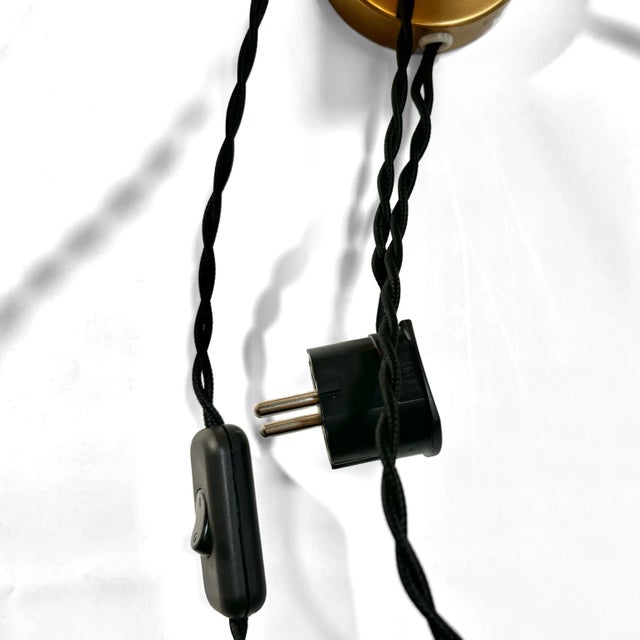 Wall Lamp in Brass and Opal Glass by Hans-Agne Jakobsson, 1960s For Sale - Image 10 of 11