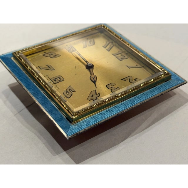 This listing is for a gorgeous antique Swiss travel or desk clock. This clock is by Selsi (Paris) and is of high quality....