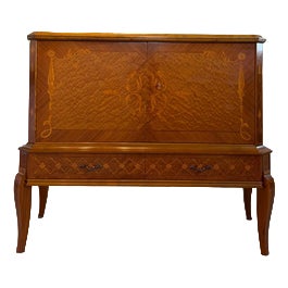 Antique Curved Sideboard, 1980s For Sale