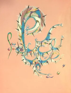 Letter P - Original Lithograph by Raphael Alberti - 1972 1972