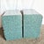 Postmodern Faux Teal Granite Waterfall Nighstands - A Pair For Sale In Miami - Image 6 of 9