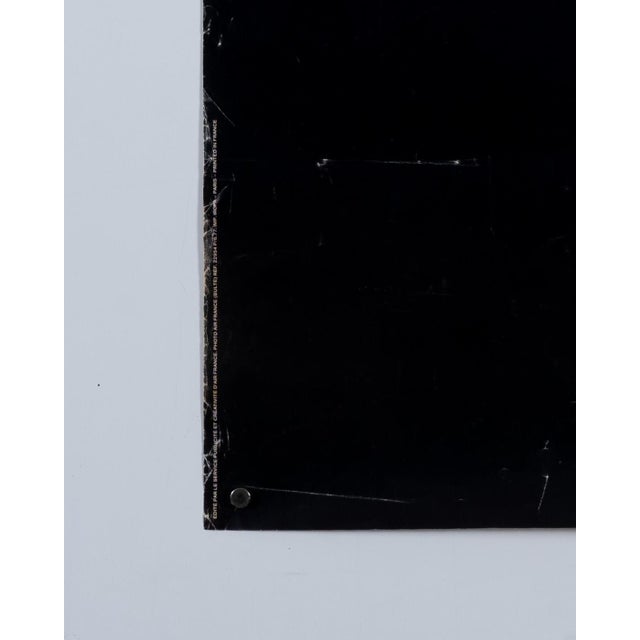 Black Air France Concorde Travel Poster by J. Bulté, 1977 For Sale - Image 8 of 9