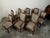 Wood Set of Eight 1920s Black Forest Dining Room Chairs with Hand-Carved Floral Décor For Sale - Image 7 of 12
