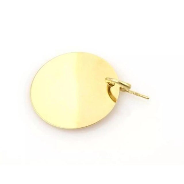 Pasquale Bruni 18k Yellow Gold Amore Large Disc Drop Dangle Earrings, 2 Pieces For Sale - Image 4 of 5